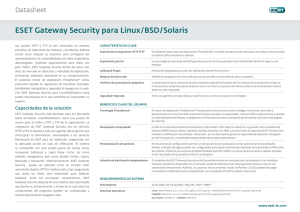 ESET Gateway Security para Linux / BSD / Solaris