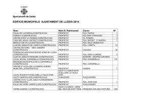 Edificis Municipals Ajuntament de Lleida