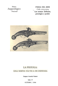 Octubre La pistola - Museo Arqueológico Nacional