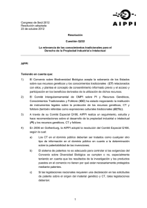 1 Congreso de Seúl 2012 Resolución adoptada 23 de
