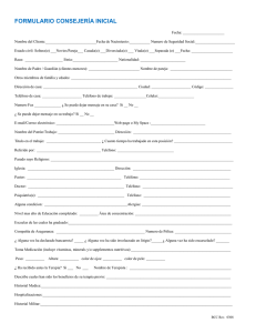 formulario consejería inicial