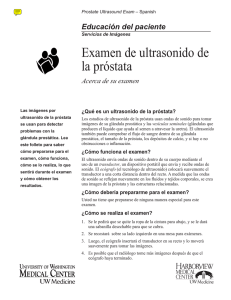 Examen de ultrasonido de la próstata - Health Online