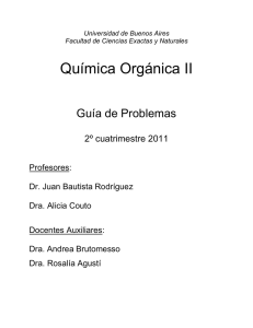 Química Orgánica II - Departamento de Química Orgánica