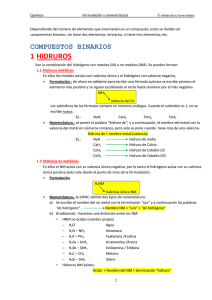 1 HIDRUROS - Nuestros Apuntes