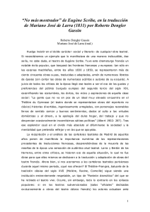 de Eugène Scribe, en la traducción de Mariano José de Larra (1831)