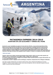 Trekking Patagonia express Taranna 2015