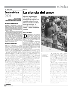 La ciencia del amor - La gaceta de la Universidad de Guadalajara