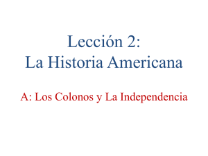Lección 2: La Historia Americana