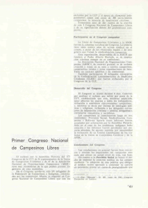 Primer Congreso Nacional de Campesinos Libres
