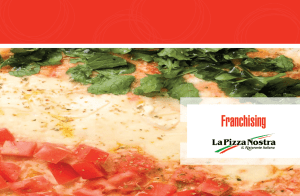 Franchising - Pizza Nostra