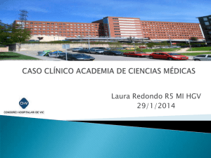CASO CLÍNICO ACADEMIA DE CIENCIAS MEDICAS