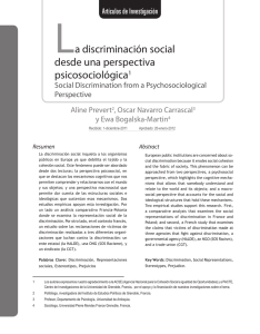 02 La discriminación social desde una perspectiva psicosociológica