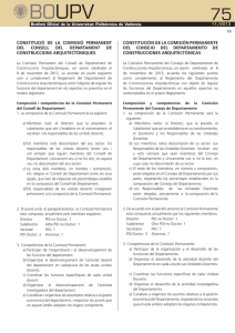 Constitució de la Comissió Permanent del Consell del Departament