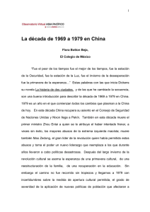 La década de 1969 a 1979 en China