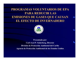 Programas voluntarios de EPA para reducir las emisiones