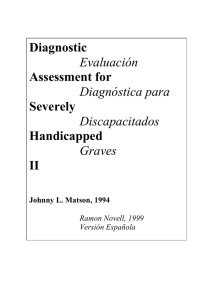 Diagnostic Evaluación Assessment for Diagnóstica para