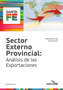 Sector Externo Provincial: Análisis de las exportaciones