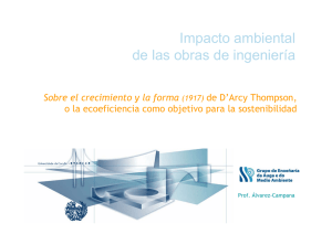 de D`Arcy Thompson - impacto ambiental de las obras de ingeniería