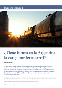 Transporte ferroviario - Bolsa de Comercio de Rosario