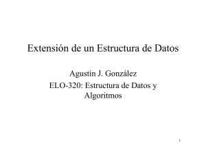 Extensión de un Estructura de Datos