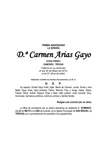 D.ª Carmen Arias Gayo
