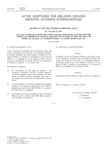 Decisión no 1/2013 del Consejo de Ministros ACP