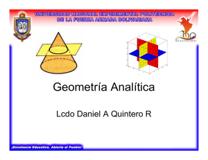 Geometria Analitica – Daniel Quintero