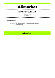GRAN HOTEL DELFIN - Establecimientos de Hoteles en Alimarket