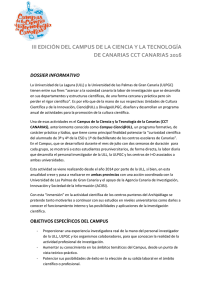 Dossier del Campus - Universidad de Las Palmas de Gran Canaria