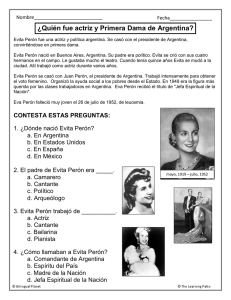 ¿Quién fue actriz y Primera Dama de Argentina?