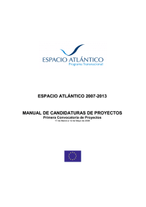 espacio atlántico 2007-2013 manual de candidaturas