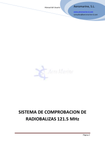 SISTEMA DE COMPROBACION DE RADIOBALIZAS 121