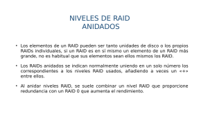 NIVELES DE RAID ANIDADOS