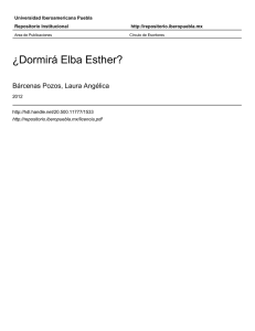 ¿Dormirá Elba Esther? - Universidad Iberoamericana Puebla
