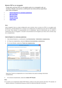 Mostrar PDF en un navegador Puede abrir archivos PDF en una