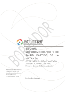 Análisis Situación de Salud (ASiS) La Matanza Nov 2014