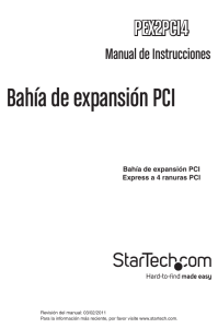 Bahía de expansión PCI