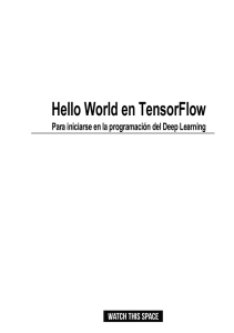 Hello World en TensorFlow