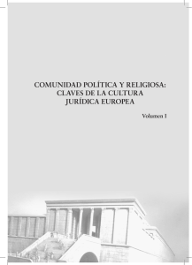 Comunidad política y religiosa : claves de la cultura jurídica europea