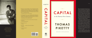 Cover - Thomas Piketty