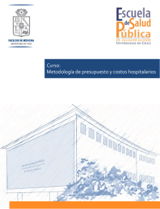 Programa Curso metodología de presupuesto y costos hospitalarios.