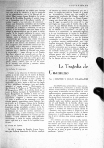 La Tragedia de Unamuno - Revista de la Universidad de México