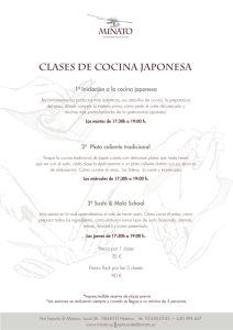 clases de cocina japonesa
