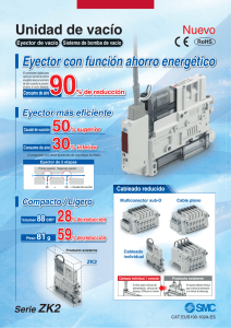 Eyector con función ahorro energético Unidad de vacío