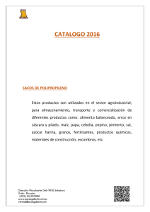 catalogo 2016 - Sacos Gallardo