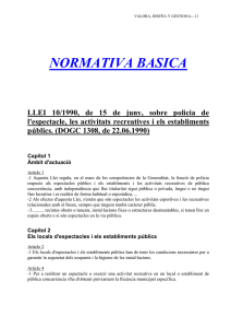 Normativa y legislación vigente