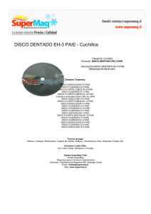 DISCO DENTADO EH-3 PAIE - Cuchillos