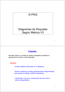 D-PAQ Diagramas de Paquetes Según Métrica V3