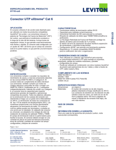 Conector UTP eXtreme® Cat 6
