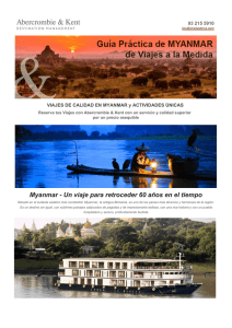 Myanmar - Un viaje para retroceder 60 años en el tiempo